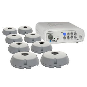 Louroe Electronics Eight Zone Base Station w/Verifact A Mic